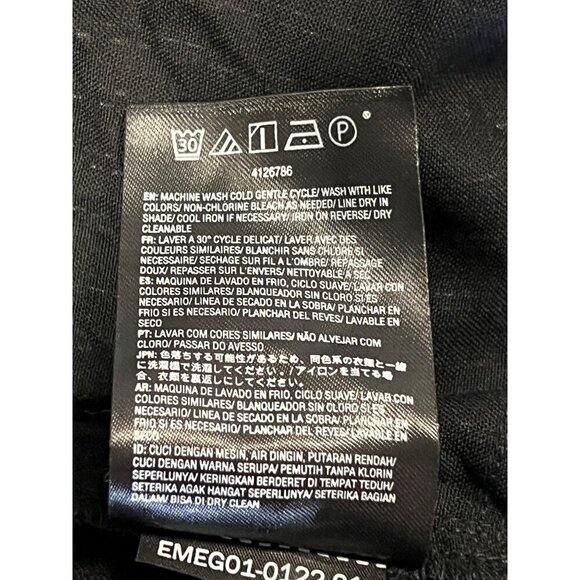 Volcom Women Size Medium M Wild Queendom Black White Striped Romper V-Neck New - Picture 8 of 8